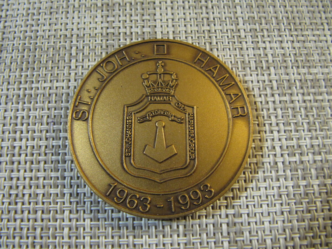 ST. Joh Hamar Norja mitali  1963-1993.