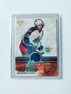Tomi Kallio 2003 Titanium Game-Worn Jersey /1301