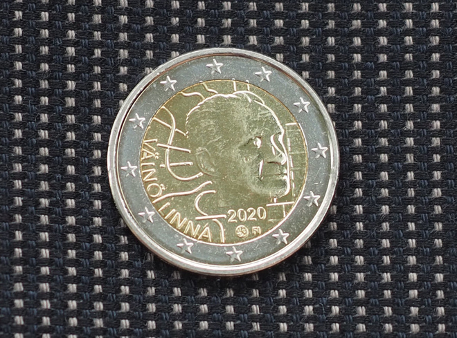 2 EUR Väinö Linna 100 vuotta 2020
