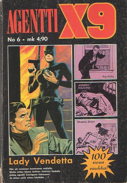 Agentti X9 - 6/75 - MODESTY BLAISE (1p)