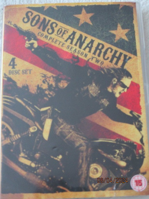 SONS OF ANARCHY (4 x DVD) COMPLETE SEASON TWO