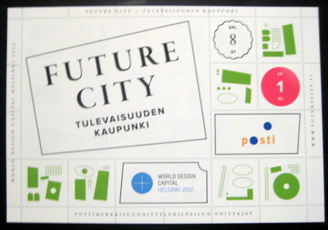 VIHKO2012**8 kpl .1lk merkkiä Helsinki World Desing  (loo)