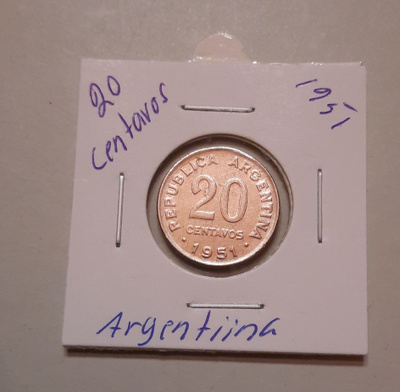Argentiina 20c 1951