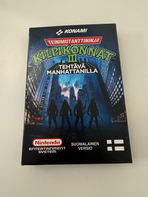 Turtles Suomijulkaisu uusi NES