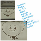3 korua LUMOAVA, rannekoru, kaulakoru ja korvakorut pienet - pikkukuva 2