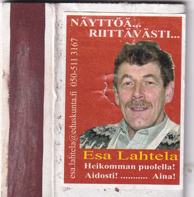 Esa Lahtela , eduskunta     b609