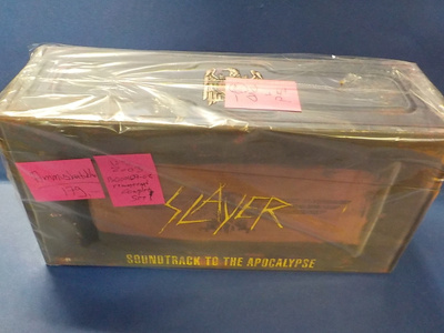 SLAYER - SOUNDTRACK TO THE APOCALYPSE 3CD + DVD BOKSI