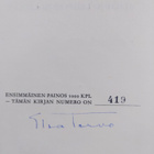 Giacomo Leopardi : Giacomo Leopardin laulut (signeerattu,... - pikkukuva 2