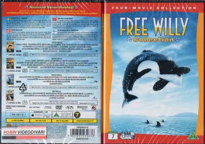 Free Willy Collection (23 186) UUSI -FI- DVD nordic, (4)