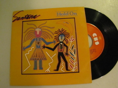 Santana Hold on 7 45 Hollanti 1982