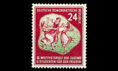 DDR 290 ** Nuoriso- ja opiskelijafestivaalit 24 Pf (1951)