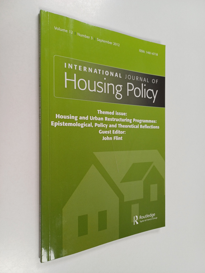 International Journal of Housing Policy volume 12, number...