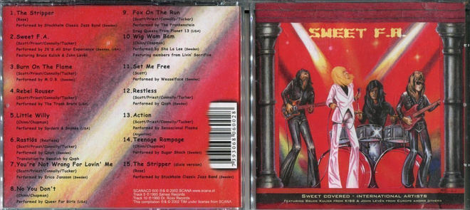 SWEET F.A. CD-LEVY . SWEET COVERED INTERNATIONAL ARTISTS