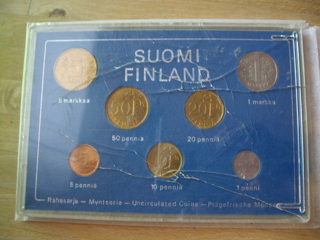 Suomi markka RAHASARJA 1976 KOLIKOT