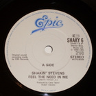 7" SHAKIN STEVENS - Feel The Need In Me - single 1988 MINT- - pikkukuva 1