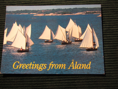 Greetings from Åland. postikortti