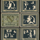 Saksa Notgeld 3 x 50, 3 x 75 Pfg, Auerbach 1921 - pikkukuva 1