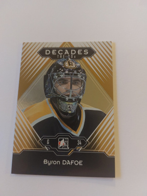 2013-14 ITG Decades 1990s Gold #38 Byron Dafoe /30