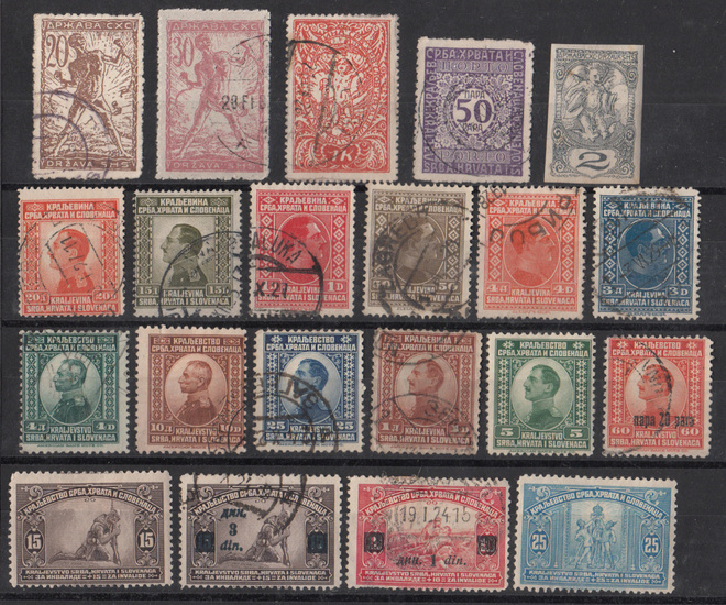 SERBIEN, KROAATTIEN JA SLOV. KUNINGASKUNTA wanhaa 1918-1929