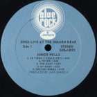 JUNIOR WELLS Sings Live At The Golden Bear ~ LP - pikkukuva 3