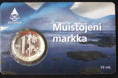 Muistojeni markka Suomi alkuperäinen avaamaton pakkaus