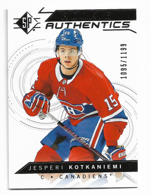 2019-20 SP Retail #130 /1199 Jesperi Kotkaniemi