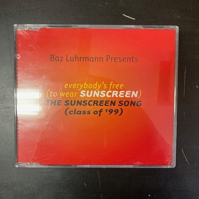 Baz Luhrmann - Everybody's Free (To Wear Sunglasses) CDS