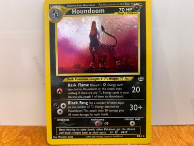 HARVINAINEN Houndoom 8/64 Holo – Neo Revelation (2001)