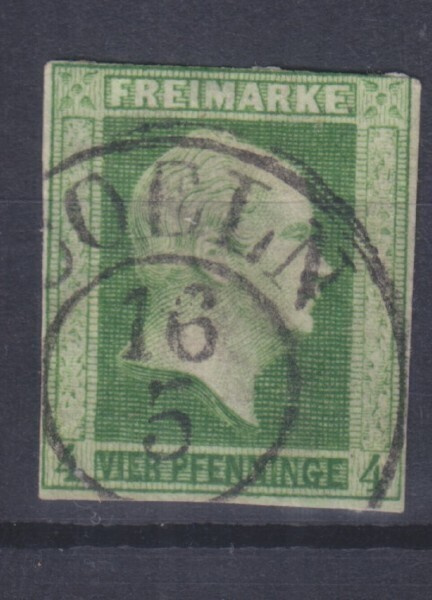 Saksa Reich Preussi 1856 Mi 5 Mi 90€