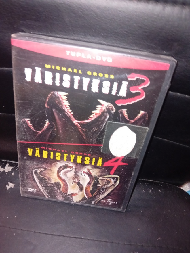 2dvd Väristyksiä 3-4 ( UUSI ) SIS POSTIKULU