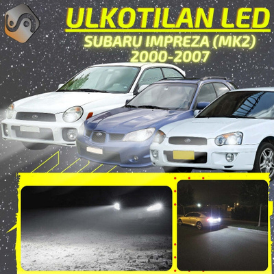 IMPREZA (MK2) 2000-2007 Ulkoiset LED -valot