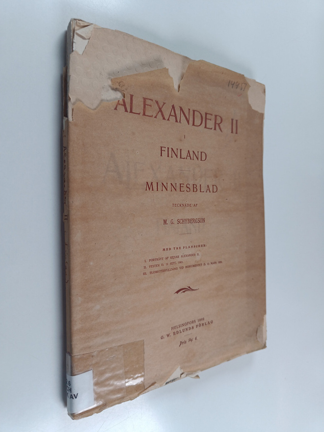 M. G. Schybergson : Alexander II i Finland : minnesblad