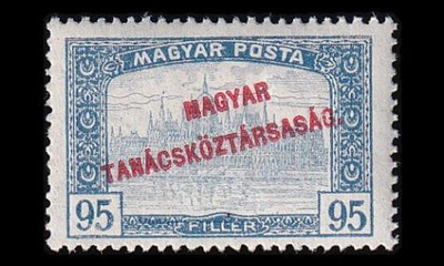 Unkari 278a * Parlamenttirakennus 95 f pp vaal.sin (1919)