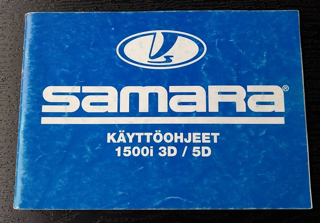 LADA SAMARA 1500i käyttöohjeet