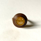 Kalevala Koru kivisormus, aurinkokvartsi, vintage - pikkukuva 1