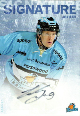 2016-17 Cardset JUHA LEIMUN Pelicans Signature nimmari