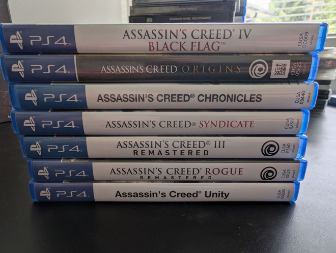 Assassin's Creed -pelipaketti (7 peliä, PS4)