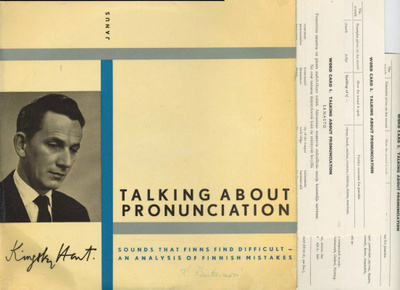 TALKING ABOUT PRONUNCIATION - 10” 1962 opetuslevy + liite HY