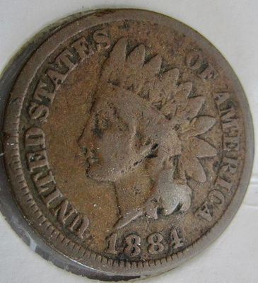 USA 1 cent 1884