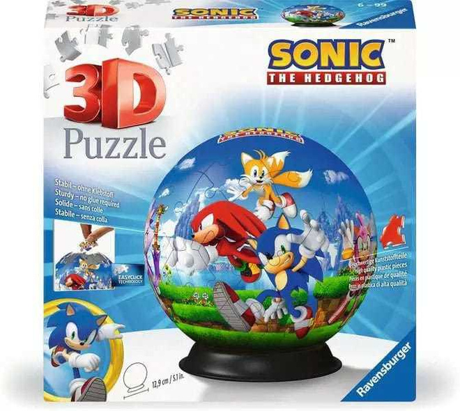 SONIC 3D PUZZLE BALL CHARACTERS	(15 713)	palapeli n.12.9cm