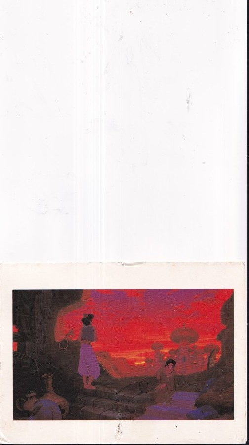Walt Disney, Aladdin , Aladdin luulee, ettei palatsiss  b573