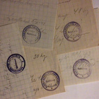 Leipäkortti , maatilakortti, palautuskuitit, 1942-43. - pikkukuva 1