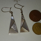 ISO riipus mother of pearl Aitoa simpukka korvakorut - pikkukuva 4