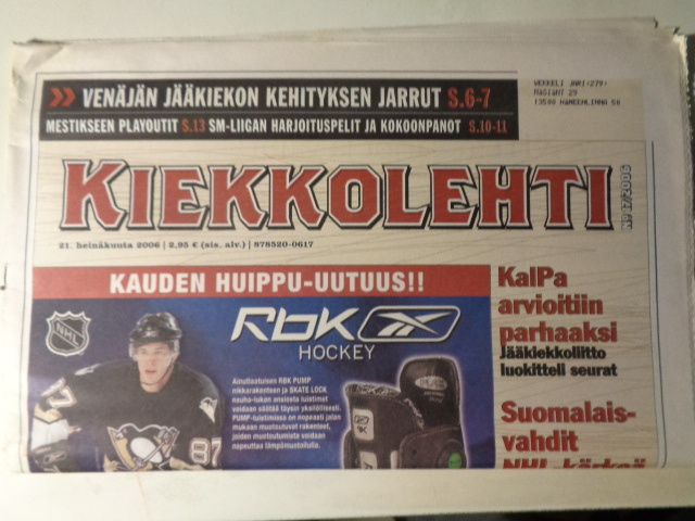 Kiekkolehti Nro 17/2006 (23.11)