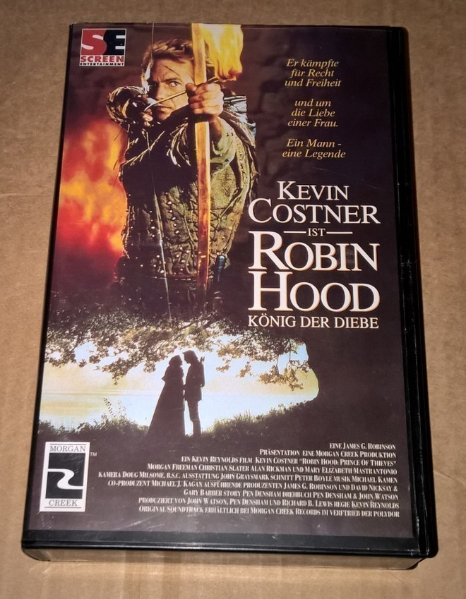 ROBIN HOOD KÖNIG DER DIEBE VHS SAKSA DUBBI