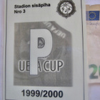 VANHA Parkkilupa Jalkapallo HJK UEFA Cup 1999/2000 - pikkukuva 1