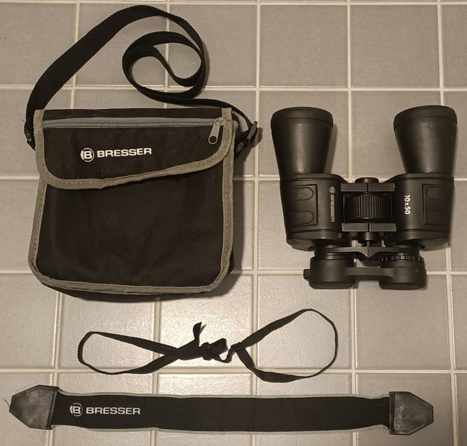 Bresser 10x50 Kiikarit & Laukku