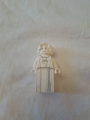 LEGO  White Stone Statue