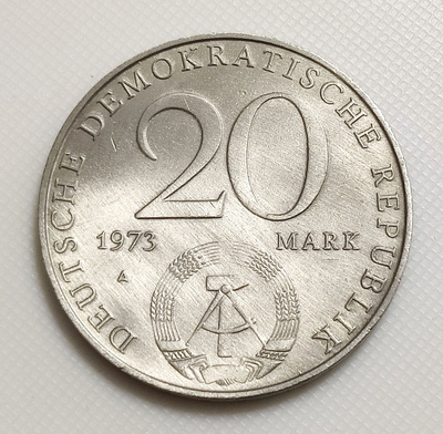 Itä-Saksa 20 Mark 1973, Otto Grotewohl