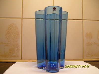 AALTO VAASI 201 MM TURKOOSINSININEN UUSI IITTALA